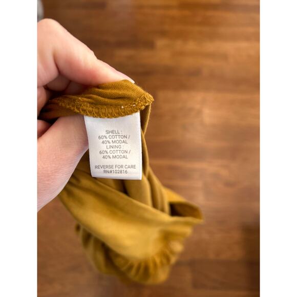 Garnet Hill Women's Favorite Maxi Knit Skirt Sandalwood Pockets Boho Size XL - Picture 7 of 9